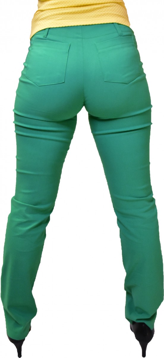 Dámské kalhoty - barva jarní zelená